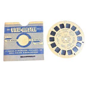 Vintage View-Master Reel 126 Yellowstone National Park Lakes & Canyons